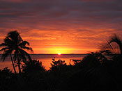 Sunset on Ambergris Caye